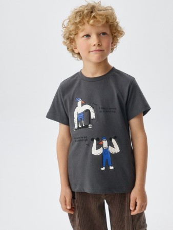 футболка с принтом для мальчиков - детские футболки повседневные 