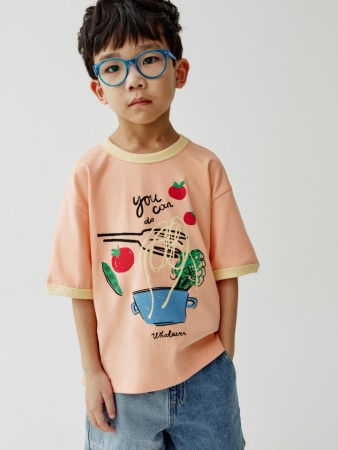 футболка с принтом для мальчиков - детская одежда трикотажная 