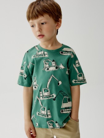 футболка с принтом для мальчиков - детская одежда российская 