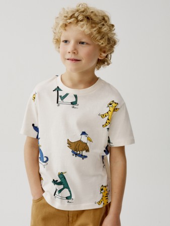 футболка с принтом для мальчиков - детская одежда, обувь и аксессуары