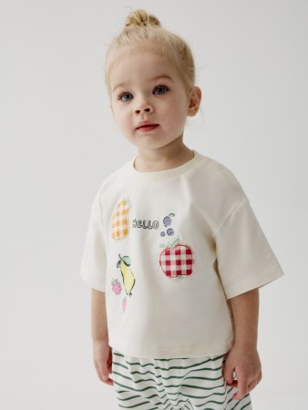 футболка с принтом для малышей - детская одежда, обувь и аксессуары для всех возрастов на кнопках 