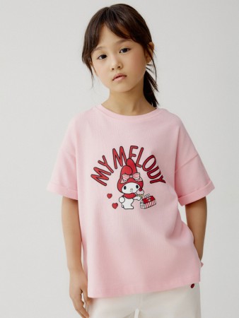 футболка с принтом hello kitty для девочек - детская одежда, обувь и аксессуары для всех возрастов с отворотом 