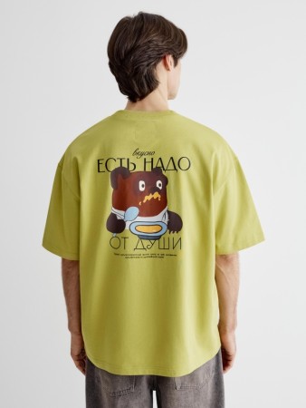 футболка с принтом  x союзмультфильм - мужская одежда трикотажная 