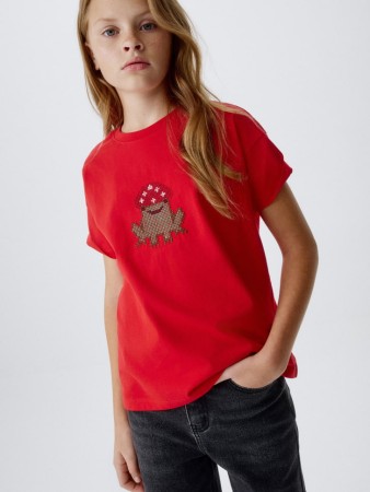 футболка с вышивкой для девочек - детские футболки и поло с вышивкой 