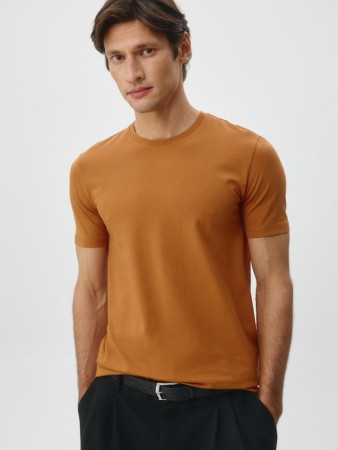 футболка slim fit базовая - мужские футболки хлопковые 