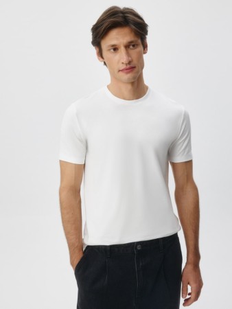 футболка slim fit базовая - мужские футболки хлопковые 