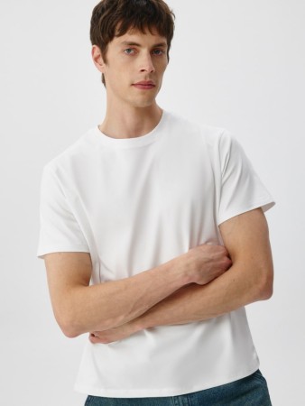 футболка slim fit базовая - мужские футболки хлопковые 
