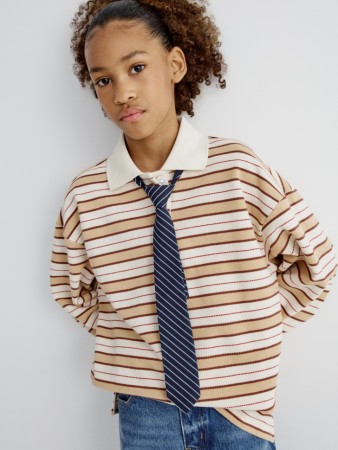 галстук в полоску детский - аксессуары для девочек 