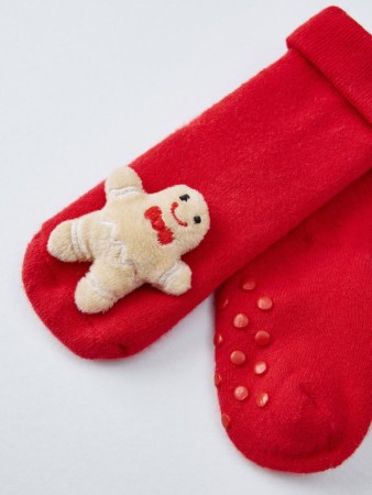 гольфы с аппликацией для малышей - детская одежда со стопперами 