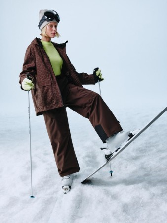 горнолыжные брюки из технологичной мембраны - женская одежда мембранная 
