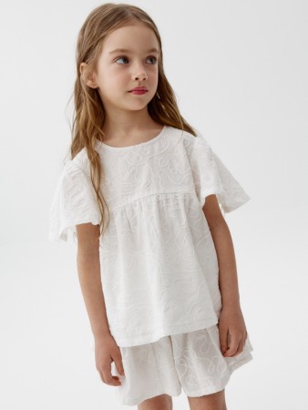 хлопковая блузка с вышивкой для девочек - детская одежда, обувь и аксессуары для всех возрастов для детей 