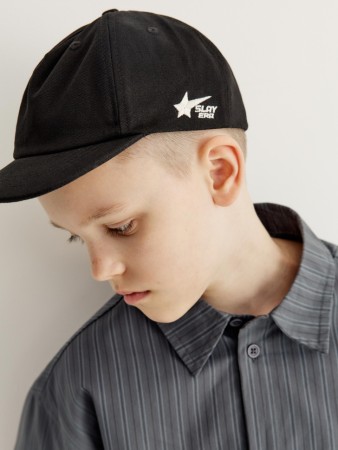 хлопковая кепка снэпбэк с вышивкой для мальчиков - детские бейсболки и кепки