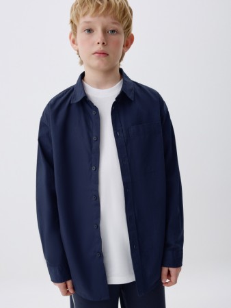 хлопковая рубашка оверсайз для мальчиков - детская одежда, обувь и аксессуары для всех возрастов оверсайз 