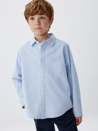хлопковая рубашка с карманом для мальчиков - детская одежда, обувь и аксессуары для всех возрастов для школы 