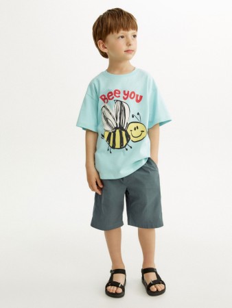 хлопковые шорты для мальчиков - детская одежда недорогая 