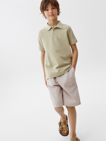 хлопковые шорты с карманами для мальчиков фотография