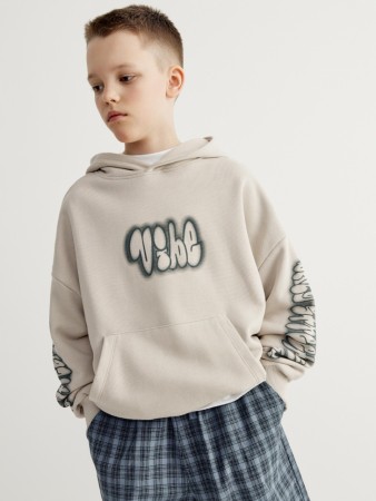 худи оверсайз с принтом для мальчиков фотография