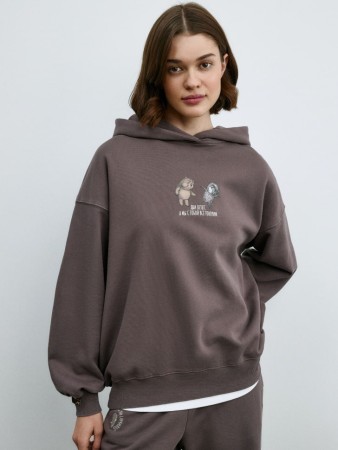 худи оверсайз  x союзмультфильм - толстовки и олимпийки с принтом 