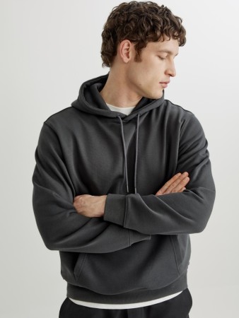 худи прямого кроя из футера - мужская одежда, обувь и аксессуары из футера 