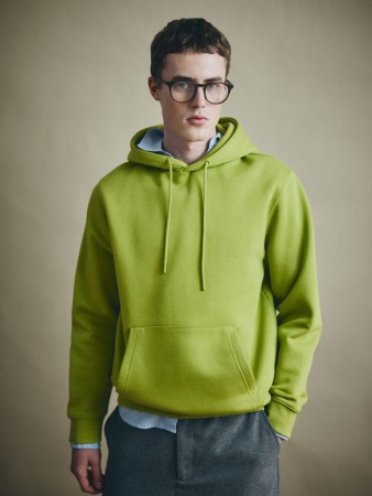 худи regular fit из футера - мужская одежда из футера 