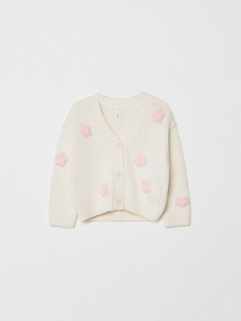 кардиган с аппликацией для девочек фотография