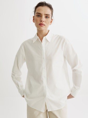 классическая хлопковая рубашка фотография