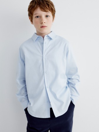 классическая рубашка для мальчиков - детская одежда, обувь и аксессуары для всех возрастов голубая 