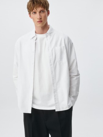 классическая рубашка прямого кроя - мужская одежда, обувь и аксессуары