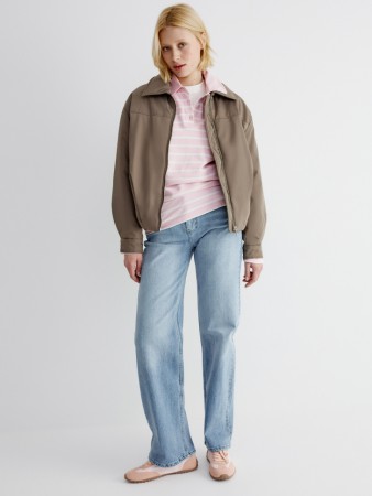 классические прямые джинсы с высокой посадкой - женские джинсы sela 