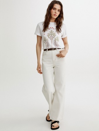 классические прямые джинсы со средней посадкой - женские джинсы для взрослых 