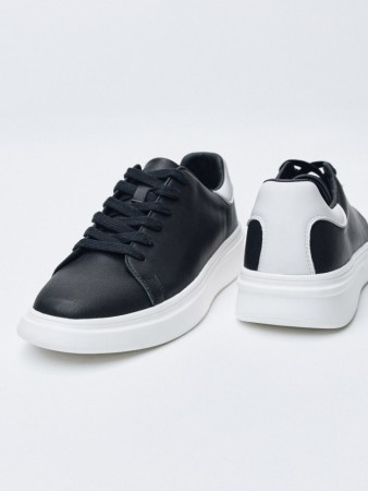 комбинированные кеды из натуральной кожи - мужская одежда, обувь и аксессуары sela 