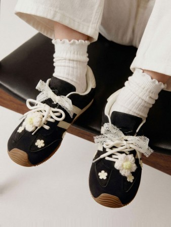 комбинированные кеды с декором для девочек - детская одежда, обувь и аксессуары для всех возрастов для девочек 