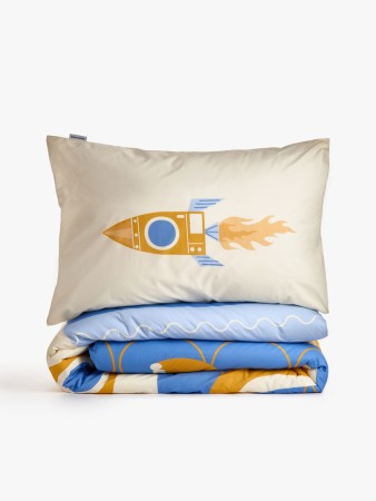 комплект детского постельного белья без простыни 1,5 спальный 140х200 см фотография