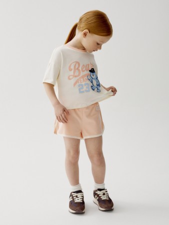 комплект из футболки и шорт для девочек - детская одежда российская 