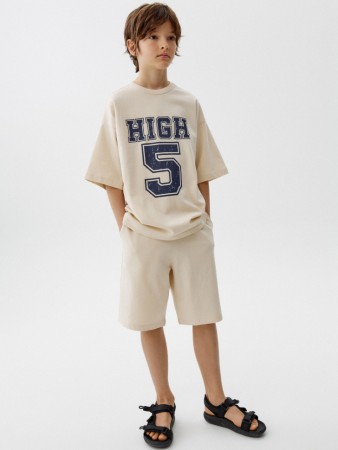 комплект из футболки и шорт для мальчиков - детская одежда российская 