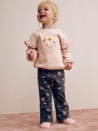 комплект из свитшота и брюк для малышей - одежда, обувь и аксессуары для малышей с круглым вырезом 