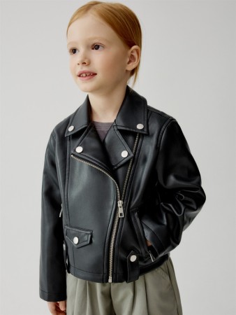 короткая куртка-косуха для девочек фотография