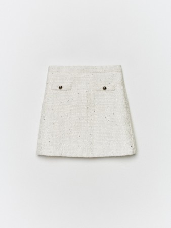 короткая твидовая юбка для девочек фотография