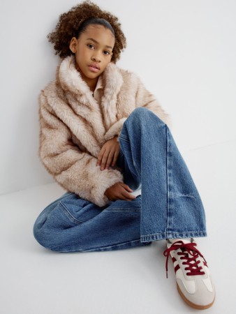 короткая утепленная шуба для девочек - детская одежда, обувь и аксессуары стеганая 