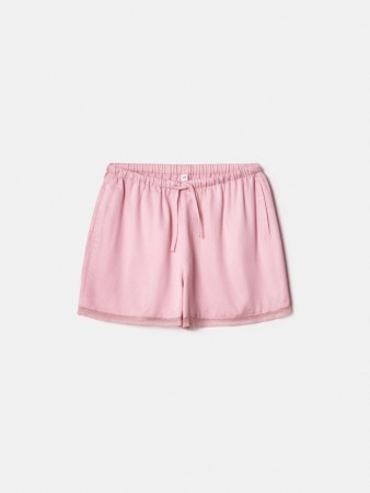 короткие шорты из сатиновой вискозы для девочек - детская одежда для детей 