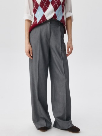 костюмные брюки-палаццо фотография