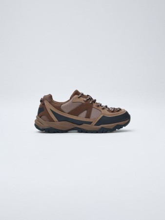 кроссовки из искусственного нубука и текстиля - женская обувь