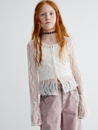 кружевная блузка для девочек - детская одежда, обувь и аксессуары для всех возрастов клеш 