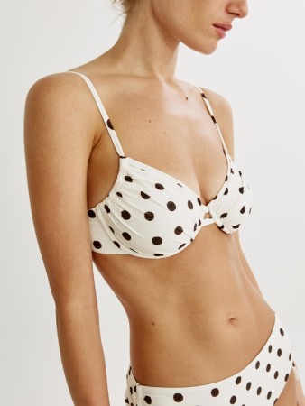 купальный лиф с драпировкой фотография