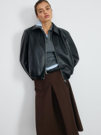 куртка из экокожи - женская верхняя одежда российская 