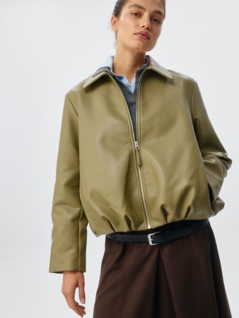 куртка из экокожи - женская верхняя одежда sela 