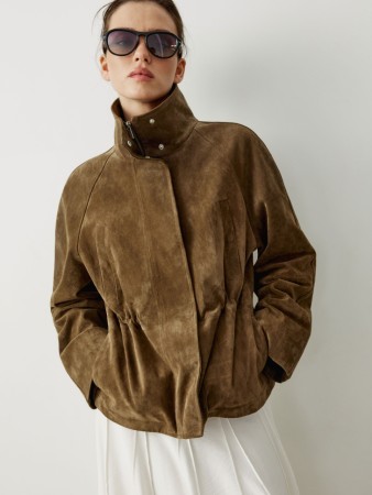 куртка из натуральной замши премиум качества - верхняя одежда