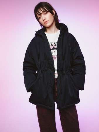 куртка комбинированная оверсайз из линейки  young фотография