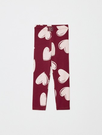 леггинсы из футера с принтом для девочек - детские леггинсы и лосины