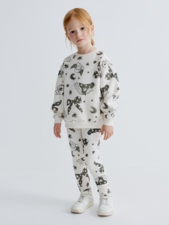 леггинсы с блестящим принтом для девочек - детская одежда, обувь и аксессуары для всех возрастов новогодняя 